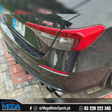 Akrapovic Dual Exhaust Tips Carbon + Gloss Black