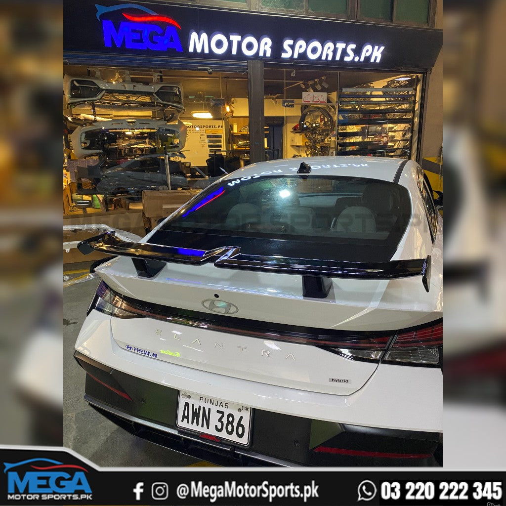 2025 + Hyundai Elantra N Line Spoiler