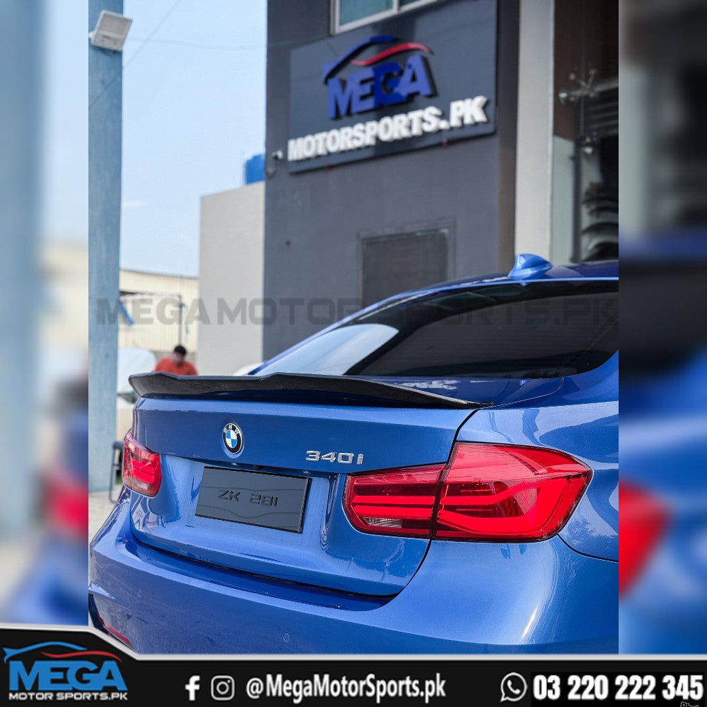 BMW 3 Series F30 Gloss Black Ducktail Spoiler