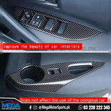 Toyota Corolla Cross Carbon Fiber Power Window Button Trim