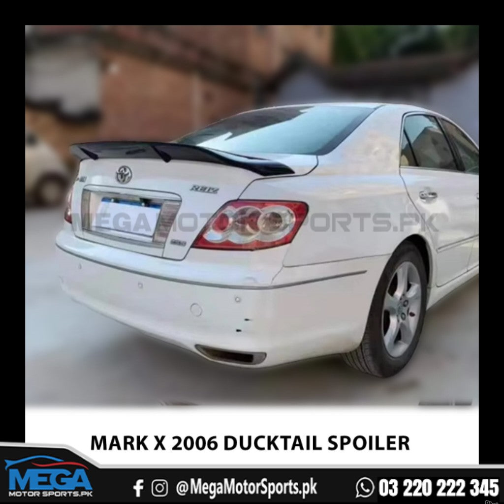 Toyota Mark X Ducktail Spoiler For Models 2003-2009
