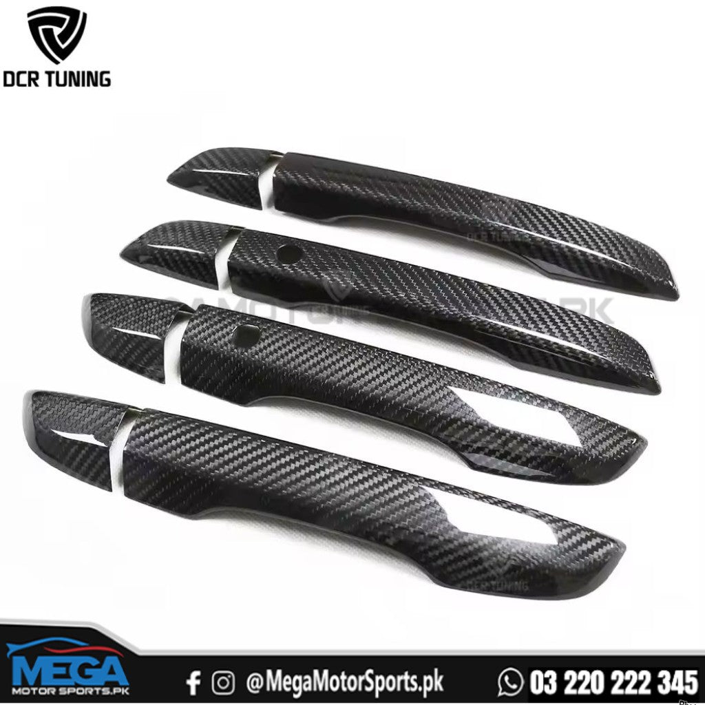 Honda Civic X Carbon Fiber Exterior Door Handle Covers 2016+