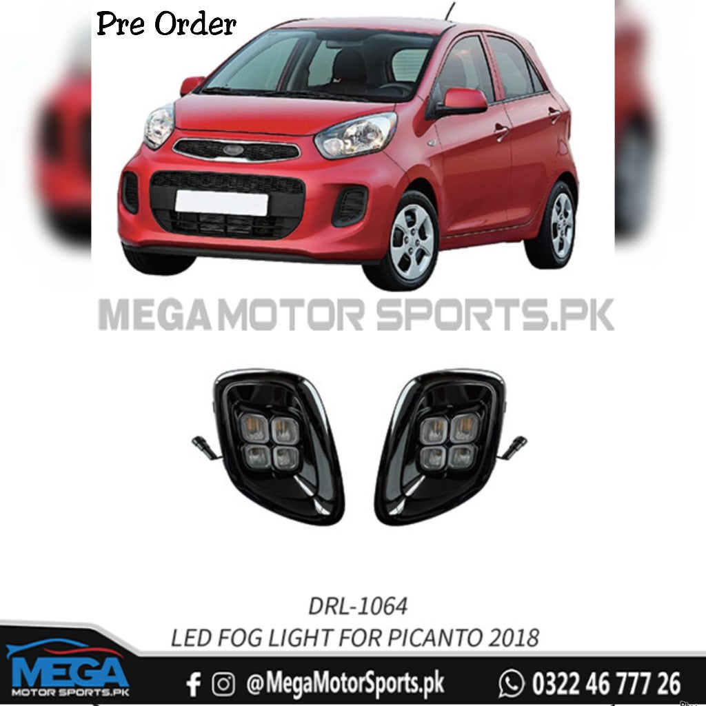 Kia Picanto Fog Light DRL - For 2019 - 2026