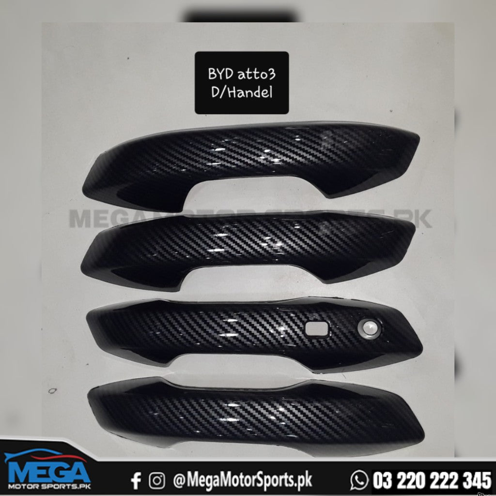 Byd Atto 3 Carbon Fiber Door Handle Covers 2025+