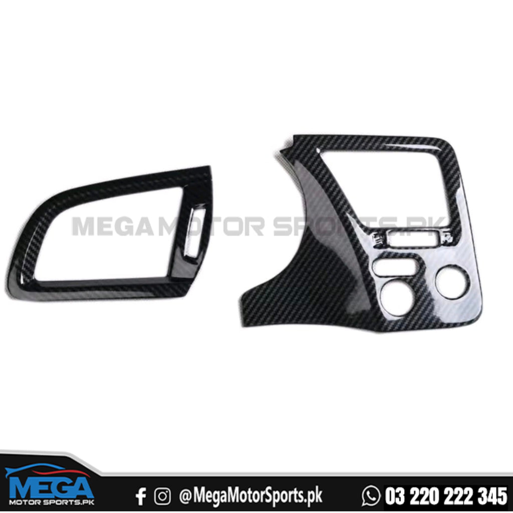 Honda City Carbon Fiber AC Vents Trims 2021 - 2026