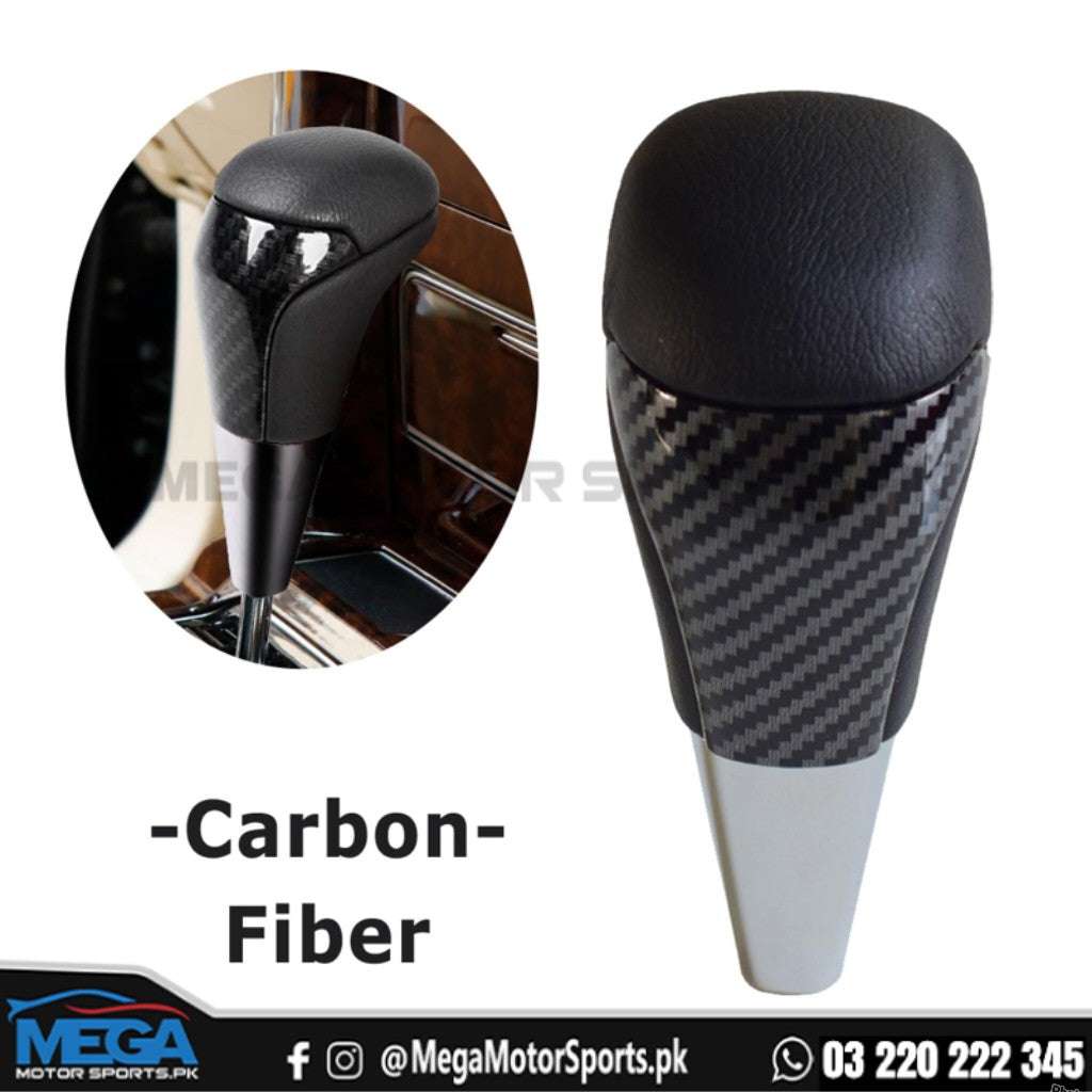Toyota Hilux Revo TRD Gear Knob - Original Carbon Fiber and Leather