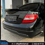 Mercedes W204 C Class / C63 Ducktail Spoiler Carbon Fiber 2007 - 2013