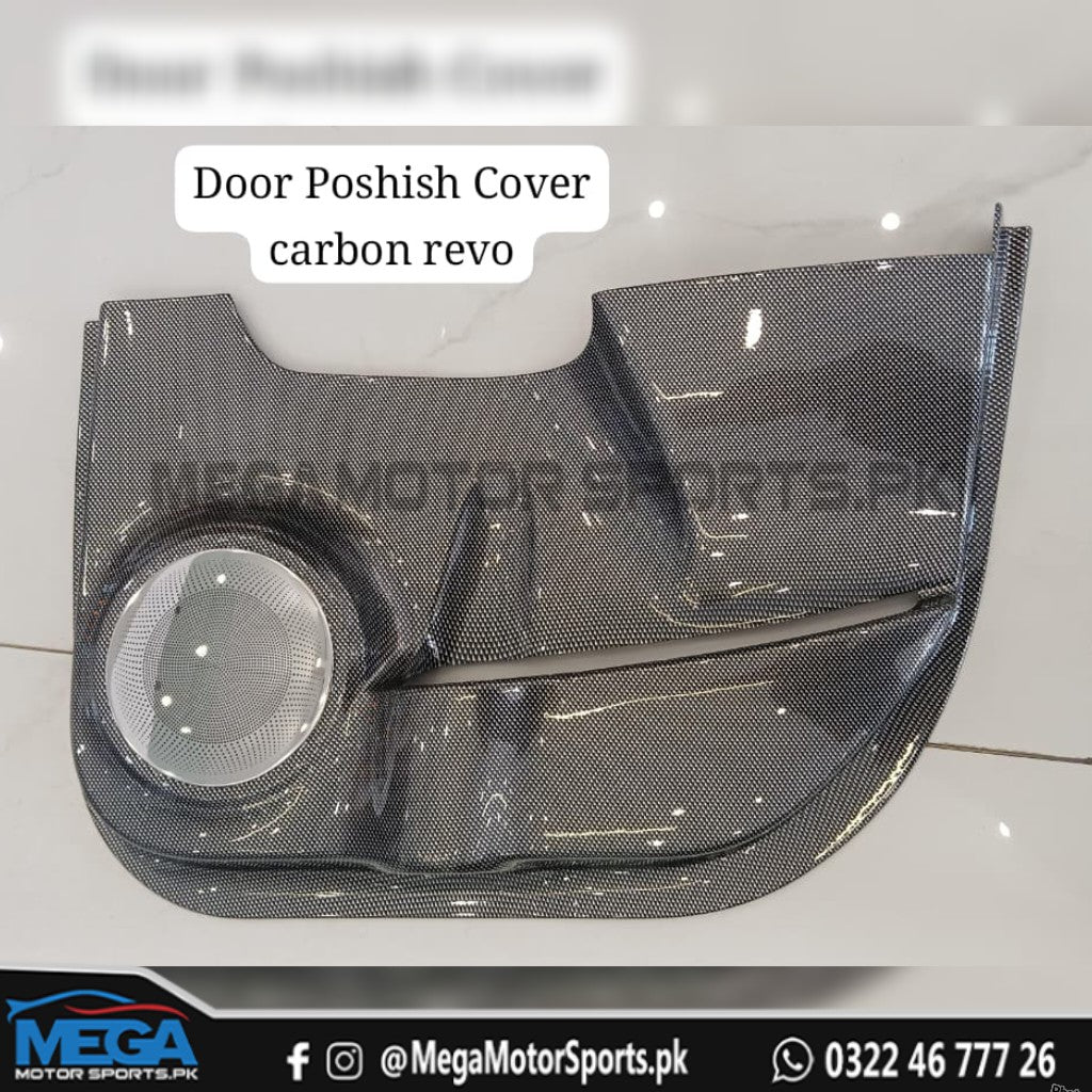 Toyota Revo Rocco GR Door Poshish Cover Carbon Fiber 2016-2026