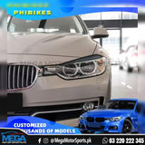 BMW 3 Series F30 Gloss Black Headlight Eyebrow Trims