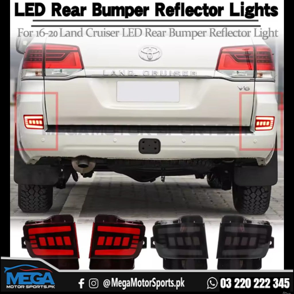Toyota Land Cruiser FJ200 Lava Style Brake Lamp - Red With Sequential Indicator
