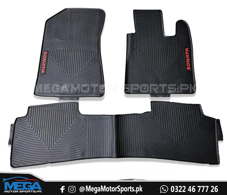 Hyundai Sonata PVC Rubber Floor Mats For 2021 2022 2023
