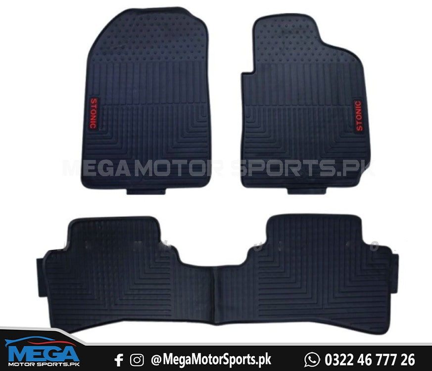 KIA Stonic PVC Rubber Floor Mats For 2021 2022 2023