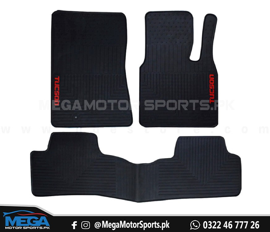 Hyundai Tucson PVC Rubber Floor Mats For 2021 2022 2023