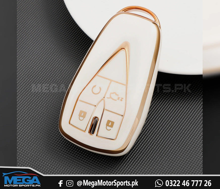 Changan Oshan X7 TPU Key Fob / Key Cover - White For 2022 2023