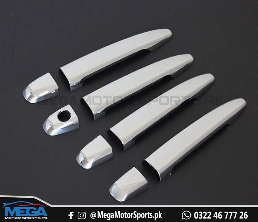 Toyota Prado FJ120 Electroplated Chrome Handle Covers For 2002 - 2008