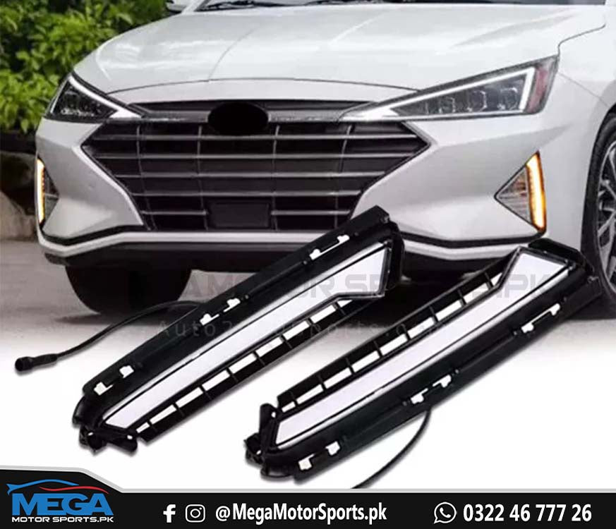 Hyundai Elantra LED Bumper Front DRLs V2 For 2020 2021