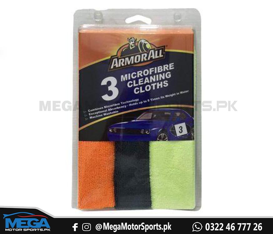 Armor All 3 Microfiber Cloths - 3 Pcs