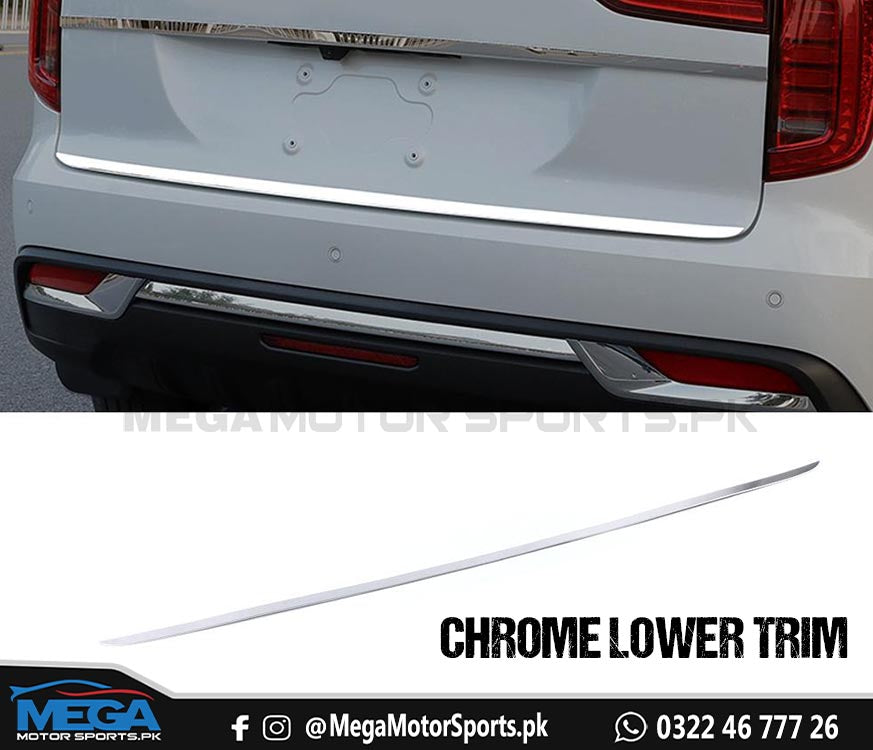 Haval Jolion Lower Trunk Chrome Garnish Trim For 2021 2022