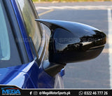 Honda Civic 2022 Glossy Black Batman / M3 Style Side Mirror Covers For 11th Generation 2022 2023