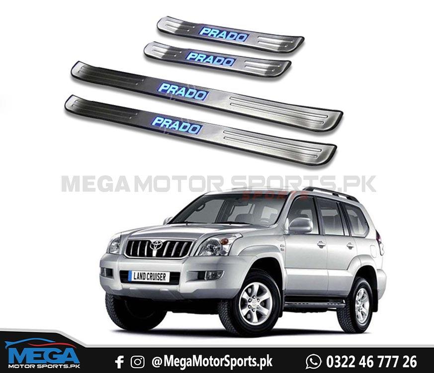 Toyota Prado FJ120 OEM Door Sill Plates For 2002 - 2008