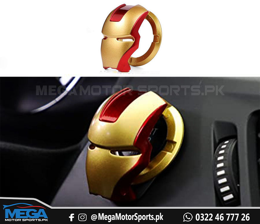 Ironman Metal Push Start / Stop Button Cover