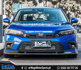 Honda Civic Gloss Black Front Voltex Bodykit For 11th Gen 2022 2023 2024