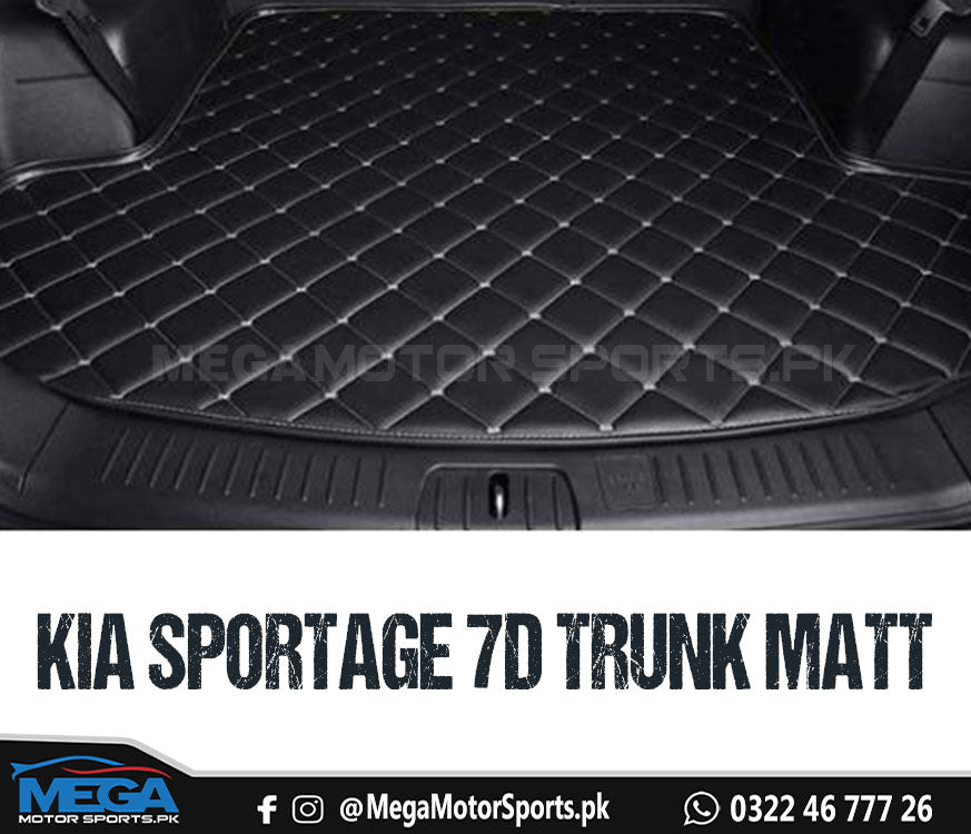 KIA Sportage Black 7D Trunk Matt For 2020 2021 2022