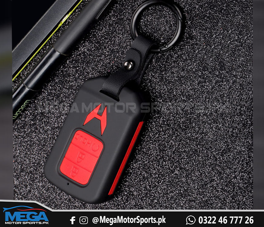 Honda Civic Matt Black and Red Key Fob For Models 2016 2017 2018 2019 2020 2021Ā