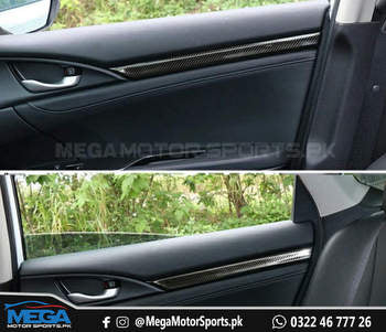 Honda Insight Carbon Fiber Interior Door Strip For 2019 2020 2021