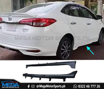 Toyota Yaris Side Skirts For 2019 2020 2021 2022