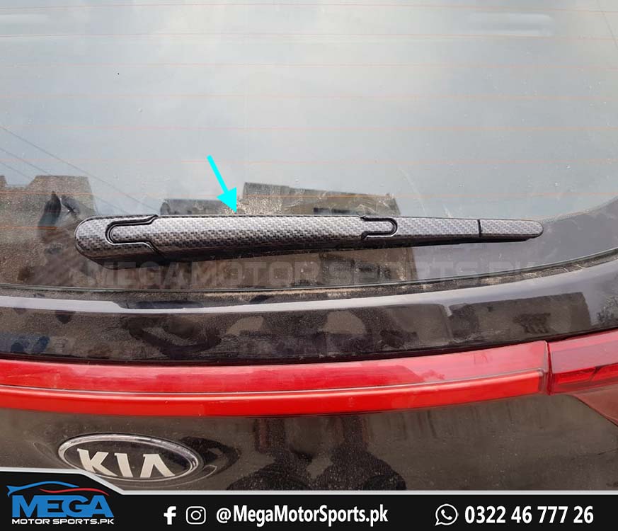 KIA Sportage Carbon Fiber Rear Wiper Arm Cover For 2019 2020 2021