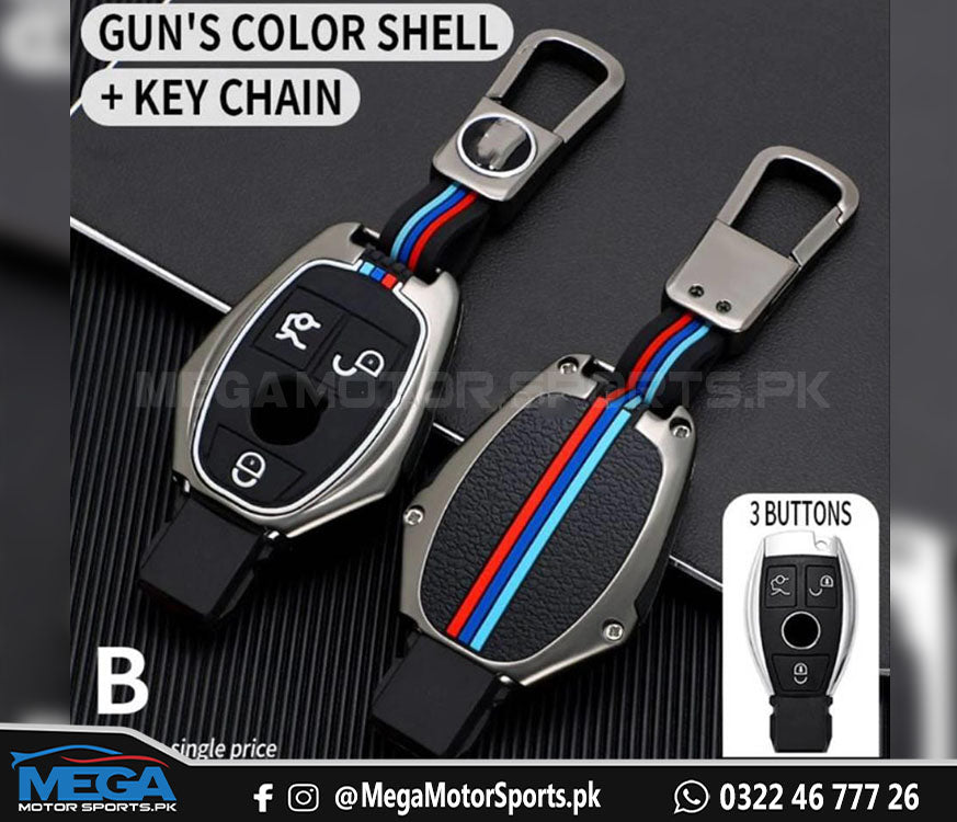 Mercedes Benz E-Class E260 Metal Key Fob / Key Cover For 2009 - 2015