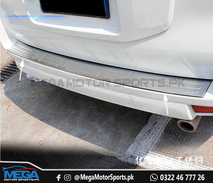 Toyota Prado Rear Bumper Protector Chrome Model 2009-2019