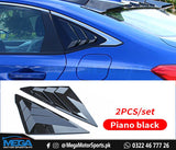 Honda Civic Glossy Black Quarter Louver For 11th Generation 2022 2023