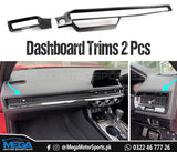 Honda Civic 2022 Carbon Fiber Dashboard Trims 2 Pcs For 11th Generation Civic 2022 2023