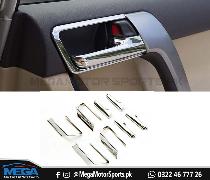 Toyota Land Cruiser Prado FJ150 Chrome Interior Door Handle Cover Trims