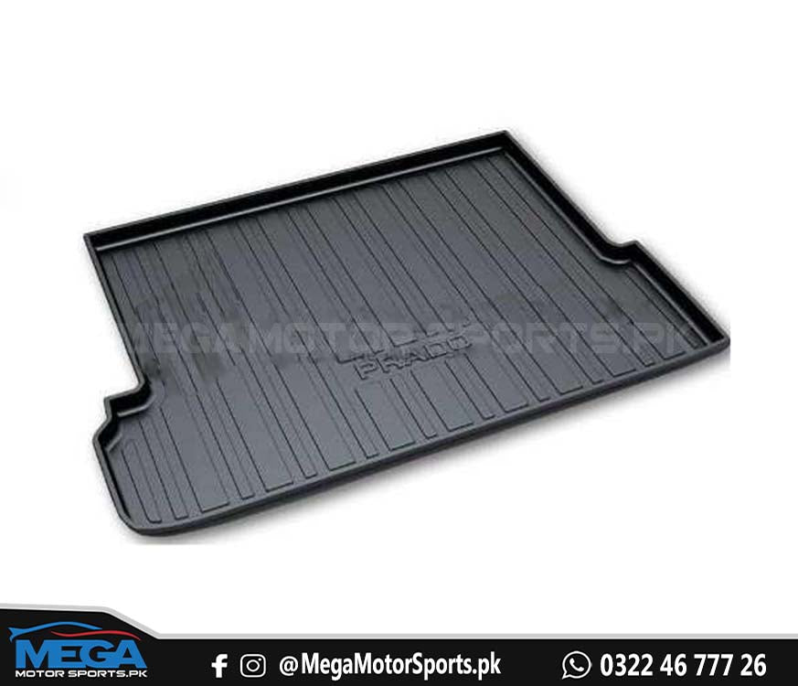 Toyota Prado FJ120 PVC Trunk Mat Black For 2002 - 2008