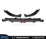 Honda Civic X Carbon Fiber Lip Diffuser - 3 Pcs - LED