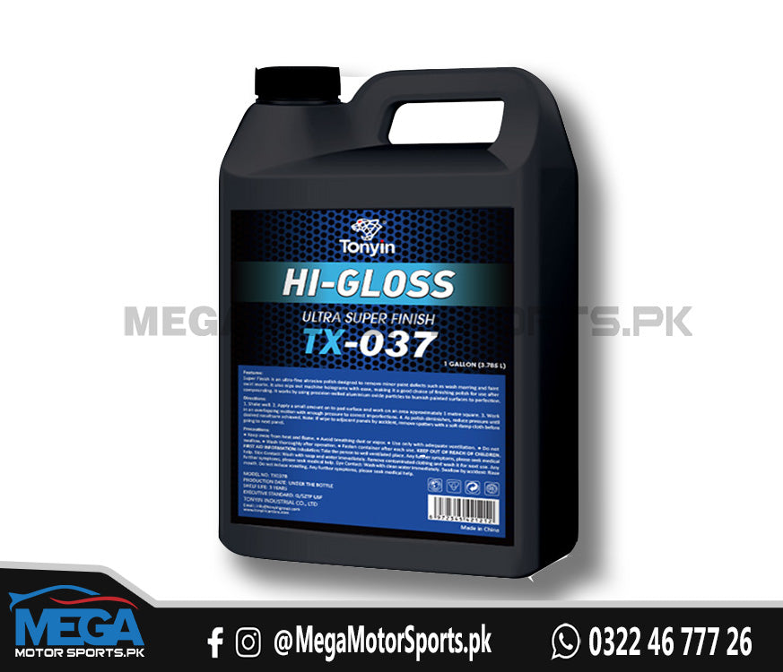 TONYIN HI-GLOSS (ULTRA SUPER FINISH COMPOUND) GALLON (3.785 L)