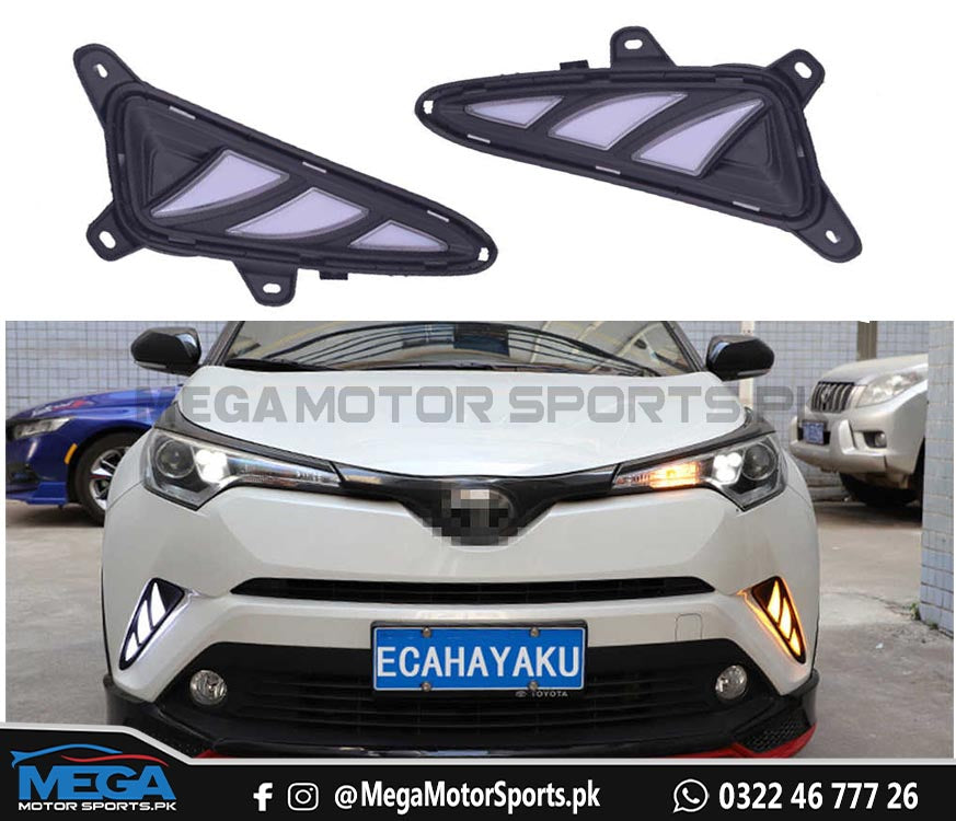 Toyota CHR Running Light DRL LED / Fog Lights DRL Cover / Front LED DRLĀ