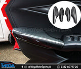 Honda Civic 2022 Carbon Fiber Door Arm Rest Cover Trims For 11th Generation  2022 2023