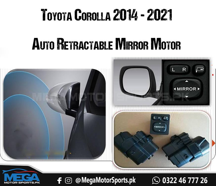 Toyota Corolla Auto Retractable Mirror Motors For 2014 - 2021