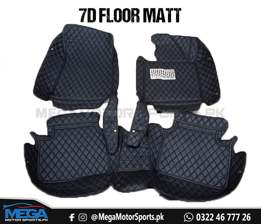 Hyundai Sonata 7D Black Floor Matt For 2021 2022