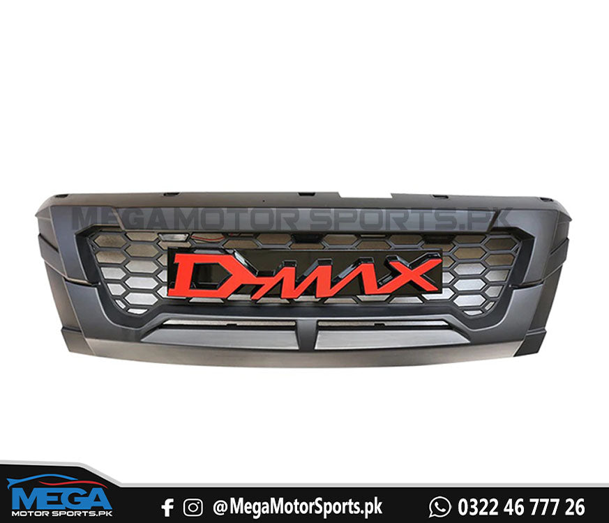 Isuzu D-Max Matte Black Grill For Models 2018 2019 2020 2021