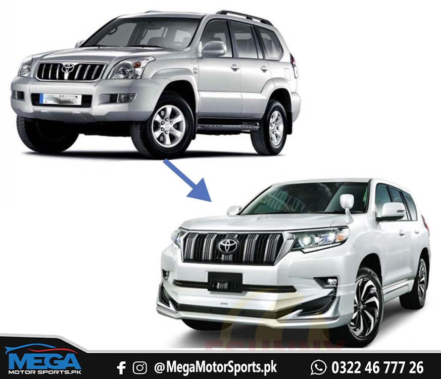 Toyota Prado FJ120 Facelift Conversion to 2020 For Models 2002 - 2007