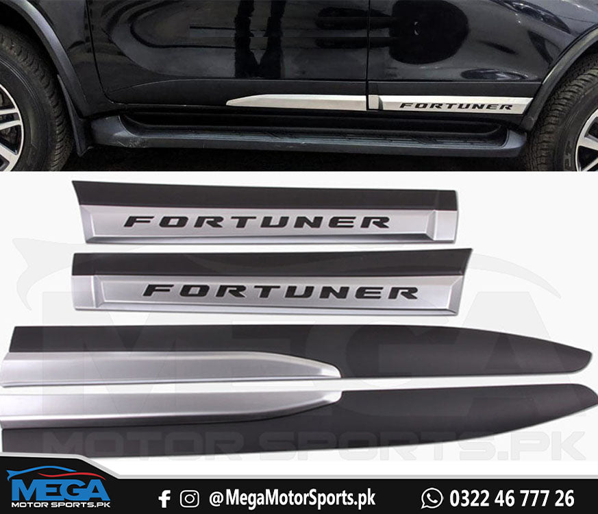 Toyota Fortuner New Style Side Chrome Moulding - Model 2016-2020