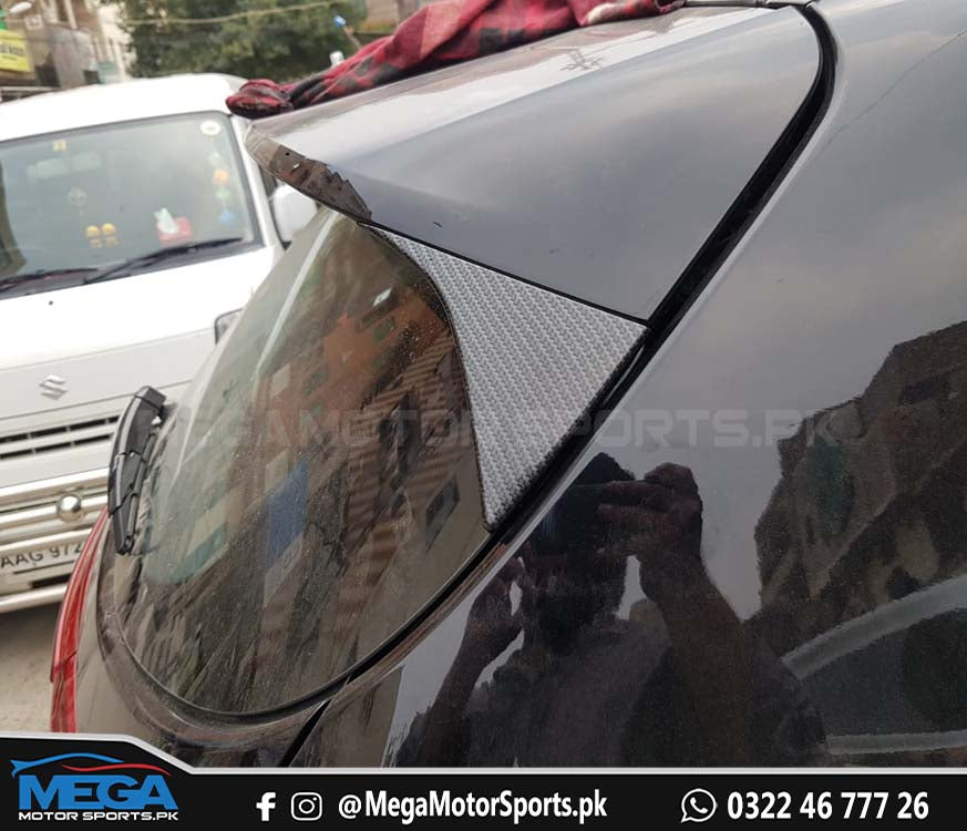 KIA Sportage Carbon Fiber Spoiler Edge Trim For 2019 2020 2021