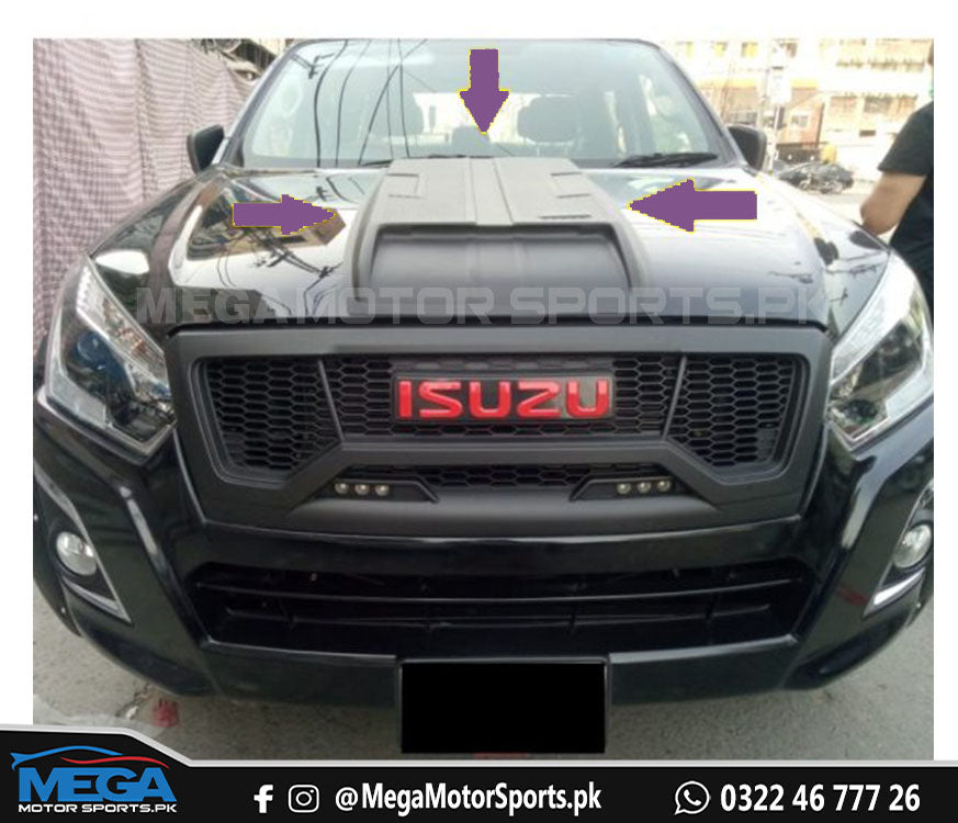 Isuzu D-Max / D Max Bonnet Scoop Hood Vent For Models 2018 2019 2020 2021