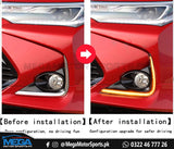 Toyota Corolla Altis X LED Fog Light DRLs For 2017 - 2022