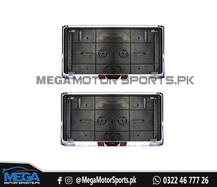 CHROME NUMBER PLATE FRAME / LICENSE PLATE FRAME